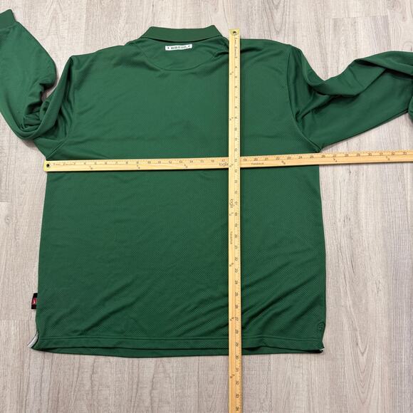 Vintage Nike Michigan State Spartans Rugby Polo Shirt Men's XL Green MSU NCAA - Picture 9 of 10